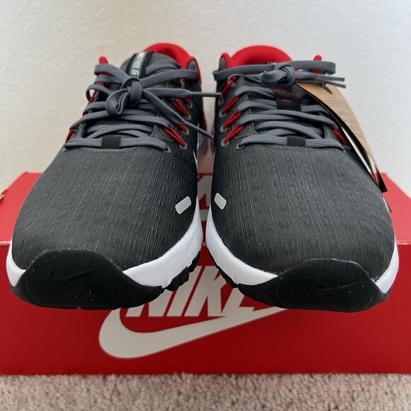 Nike Free Golf NN Golf Shoes FN0332-002 Grey Red White Men's Size 10.5 New - Picture 3 of 9